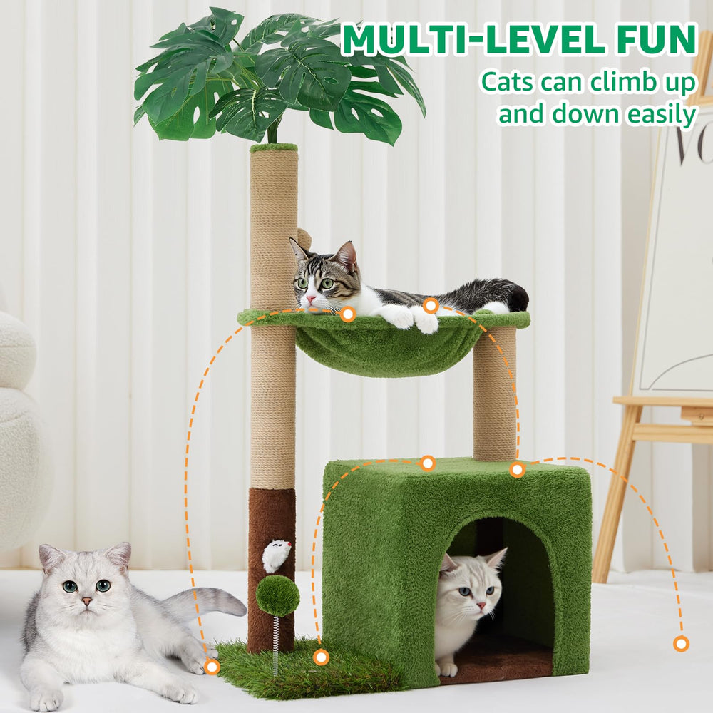 Woochpet 37 arbol gatos zona de juego mezcla de accion y descanso