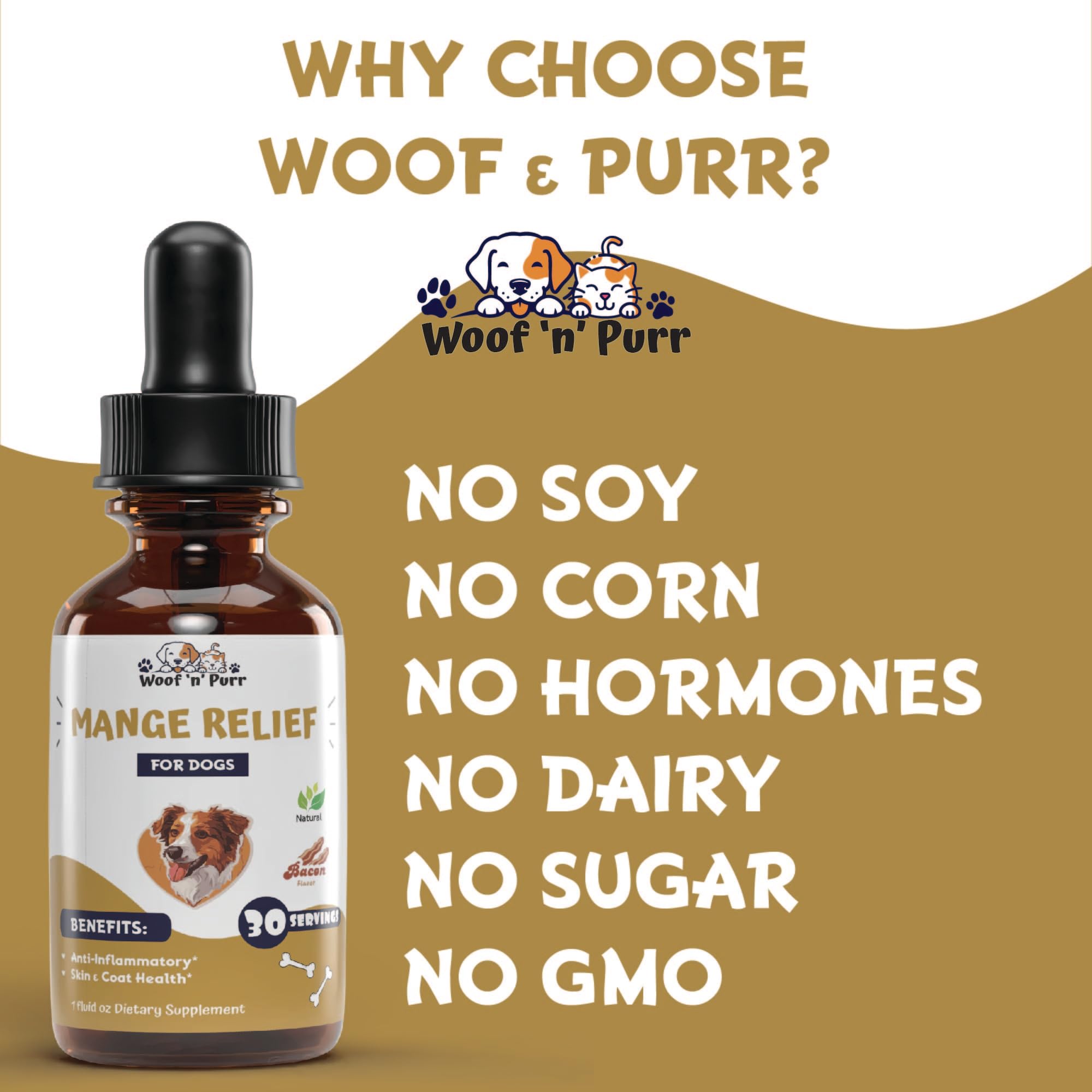 Pelaje saludable y brillo natural gracias a Woof 'n' Purr.