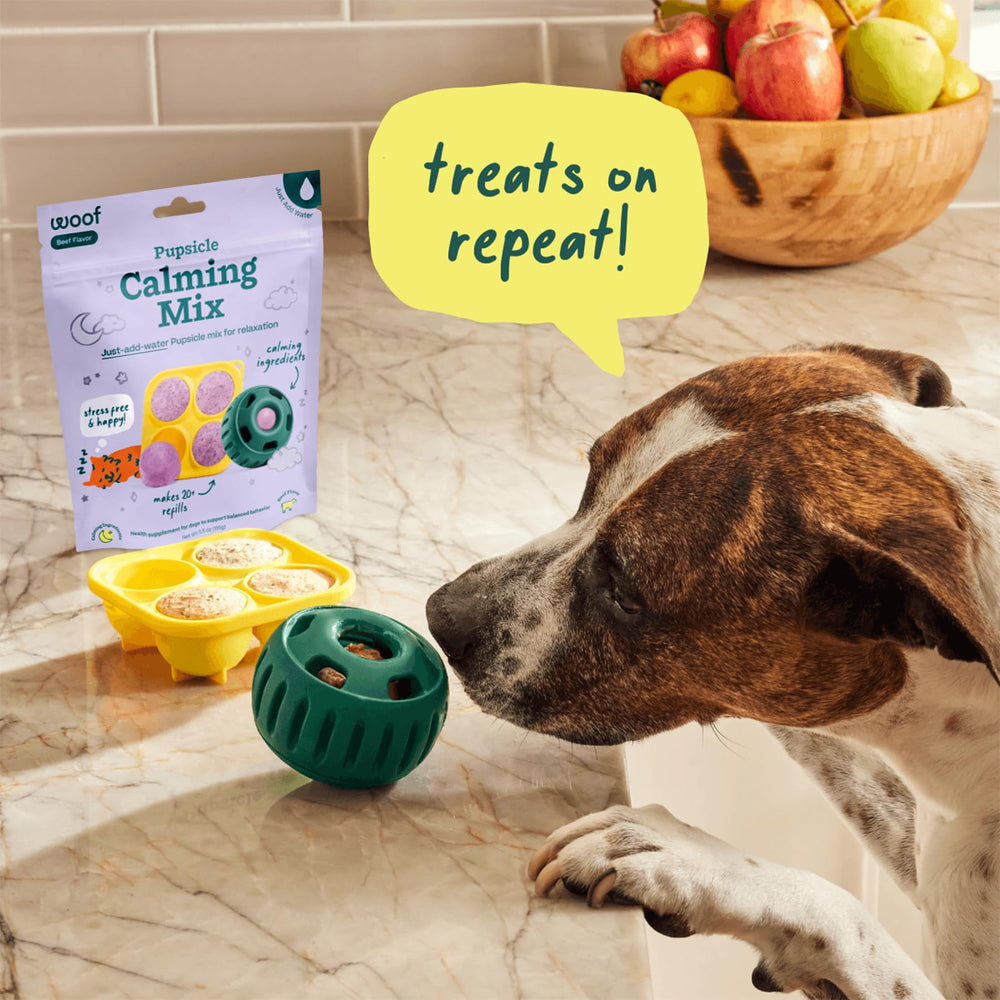 Ideas de coberturas Woof Pupsicle para variar sabor.