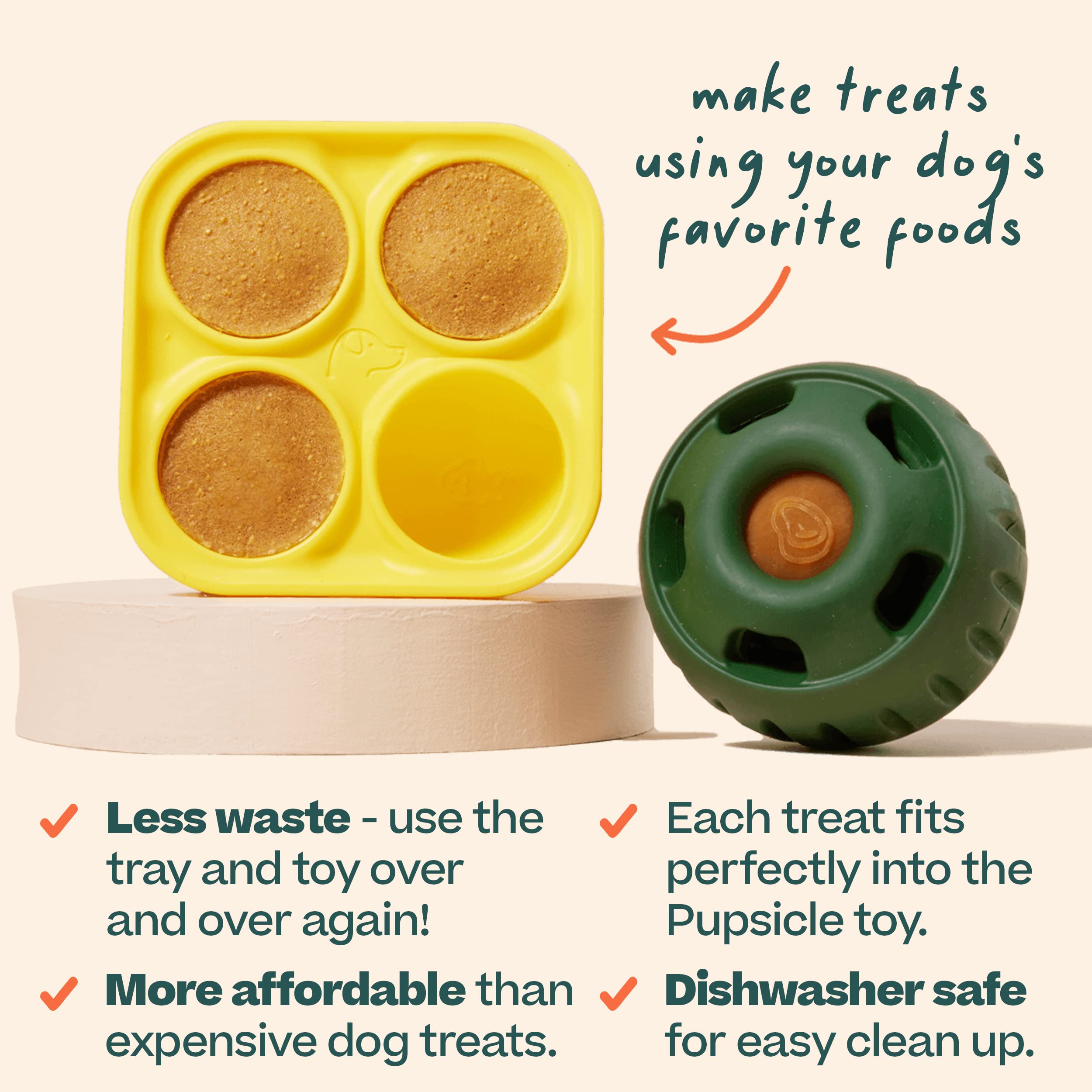 Woof Pupsicle dulces caseros para perros para meriendas sabrosas
