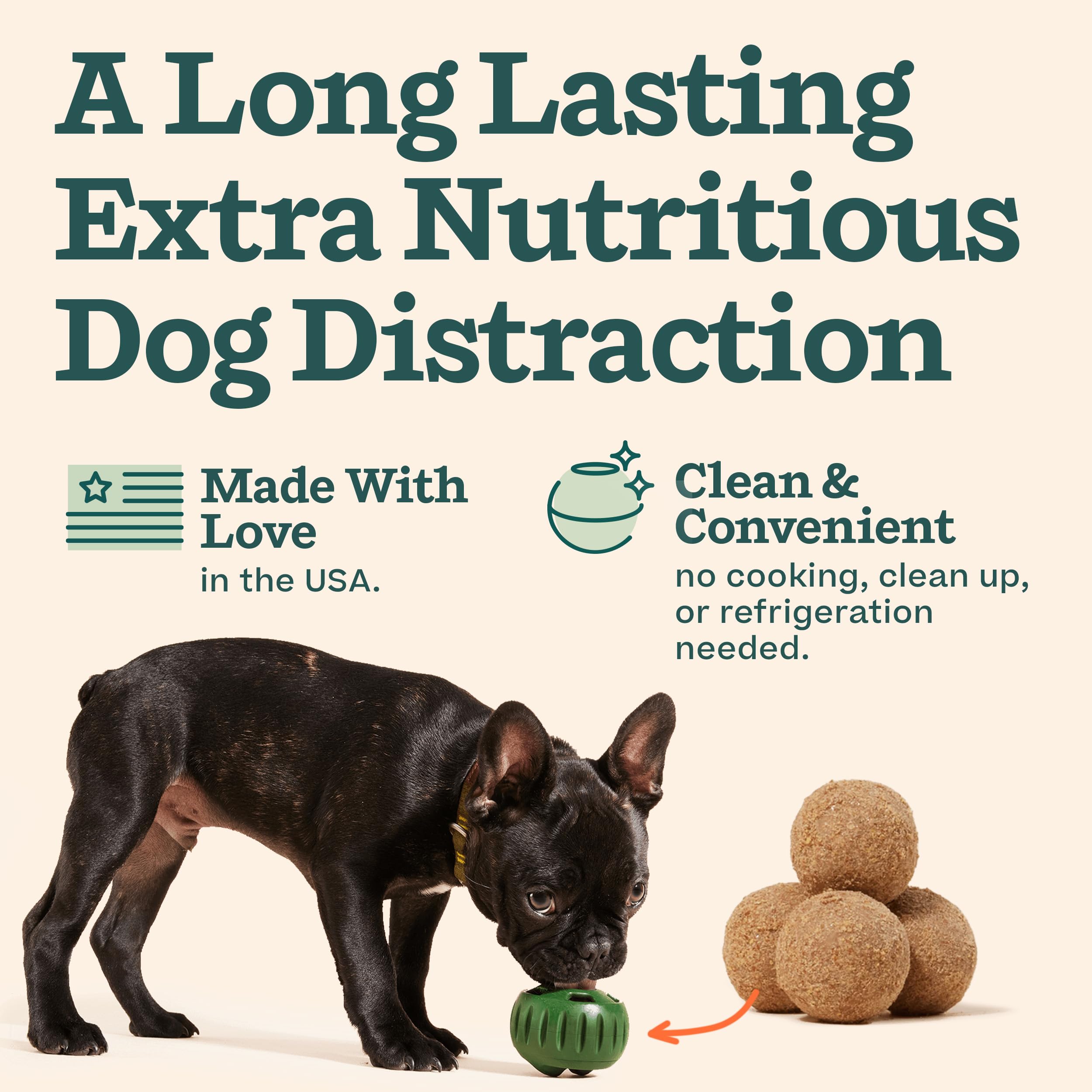WOOF Pupsicle etiqueta con vitaminas clave para apoyo diario