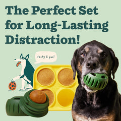 WOOF Pupsicle, juguete interactivo para perros que estimula la mente y el tiempo de juego.
