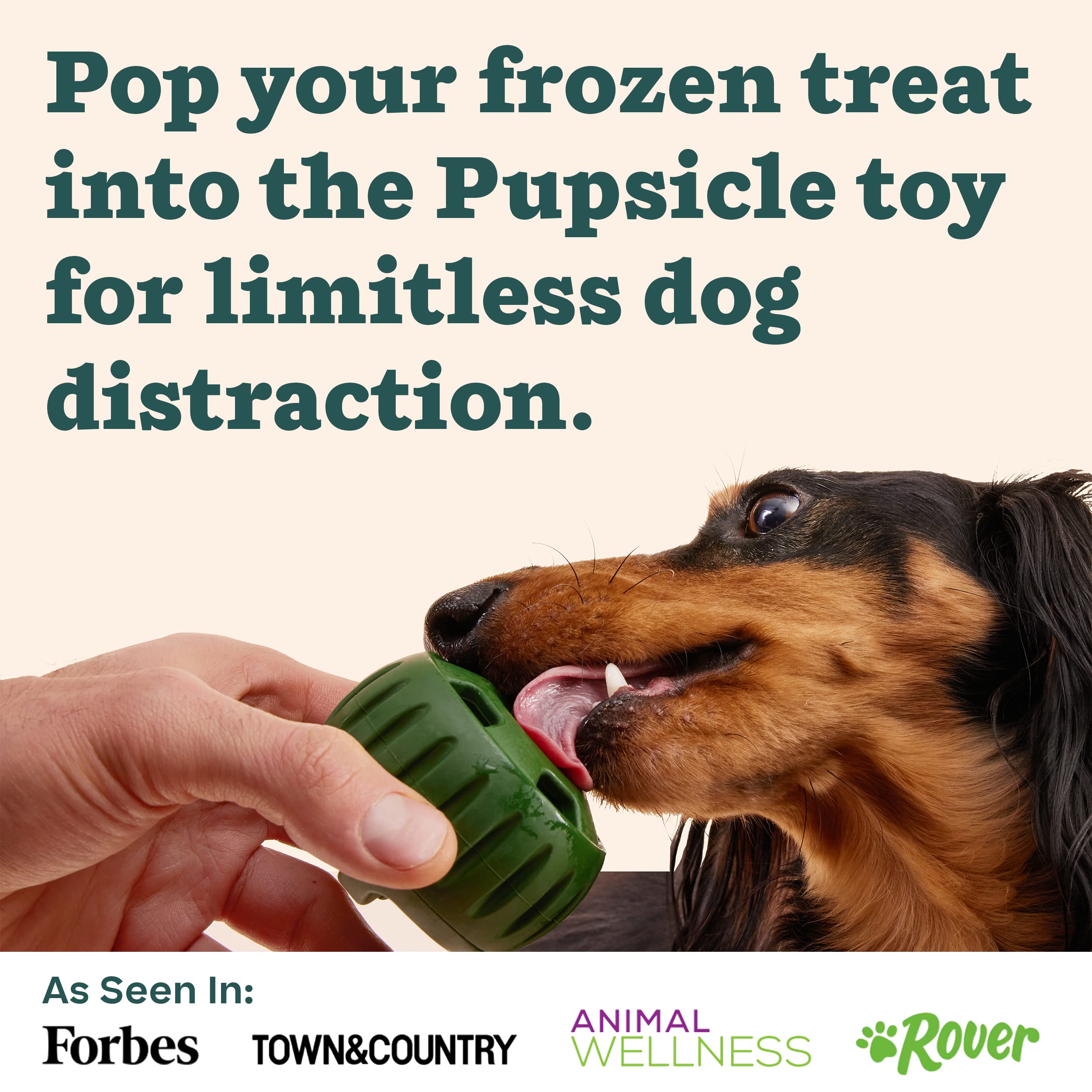 Woof Pupsicle limpieza rápida con lavavajillas