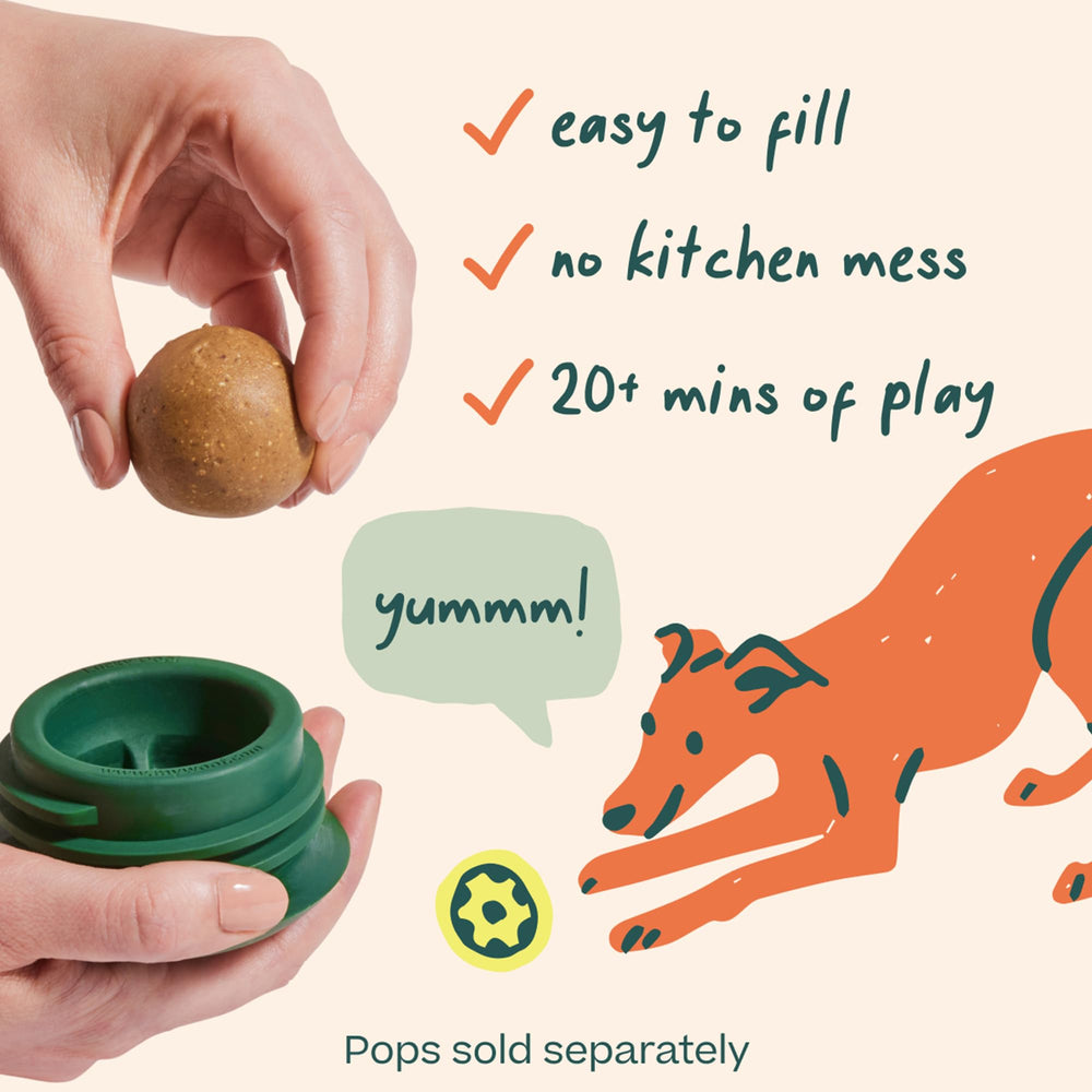 WOOF Pupsicle, limpieza-facil apto para lavavajillas y rápido de limpiar