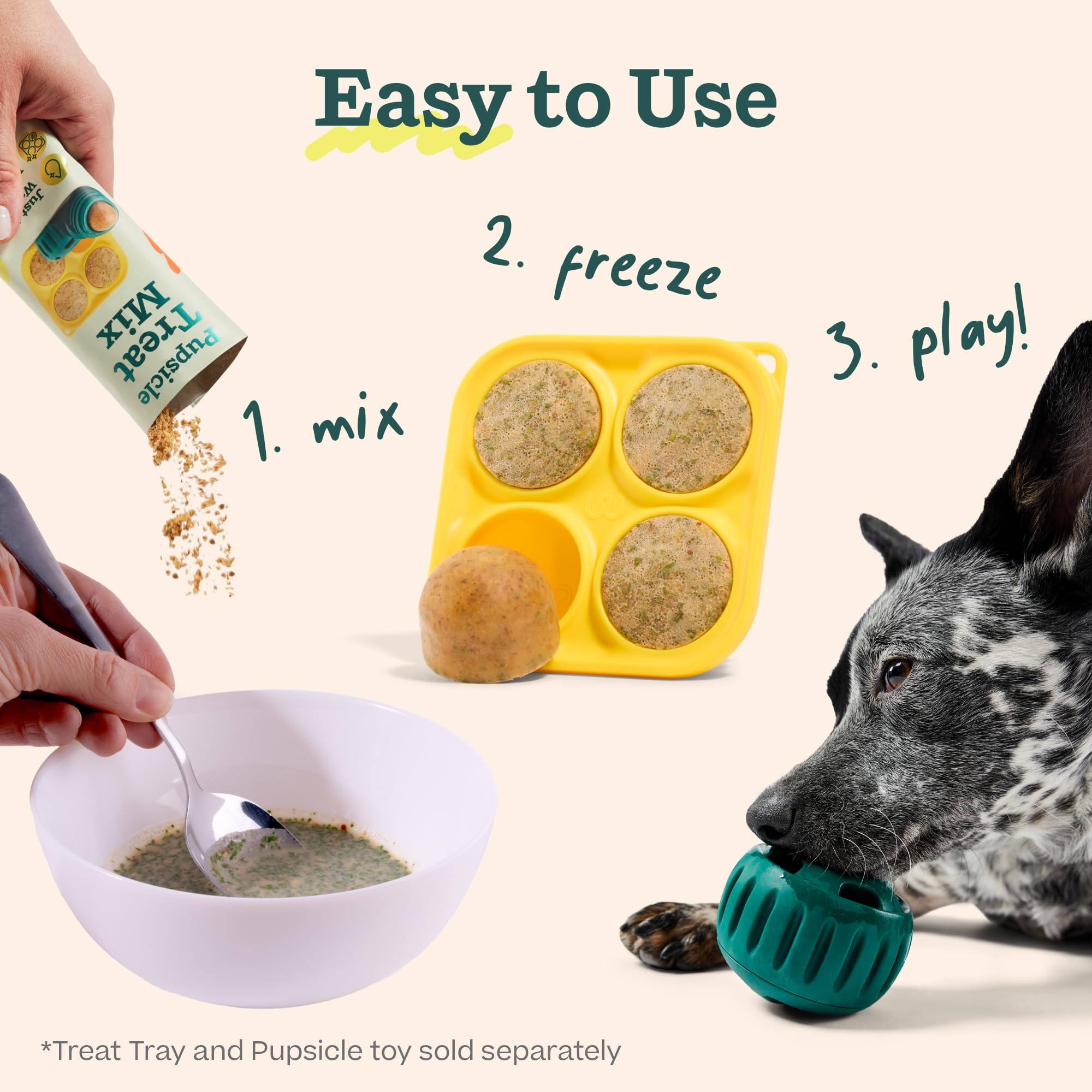 Dental Mix de WOOF ayuda a mantener la higiene dental diaria.