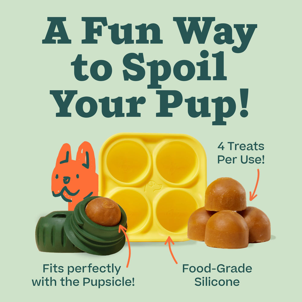 Woof Pupsicle molde de silicona duradero para formas fáciles