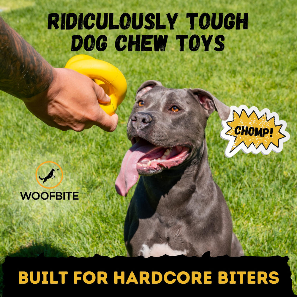 WoofBite Juguete duradero para mordidas intensas, perfecto para perros grandes