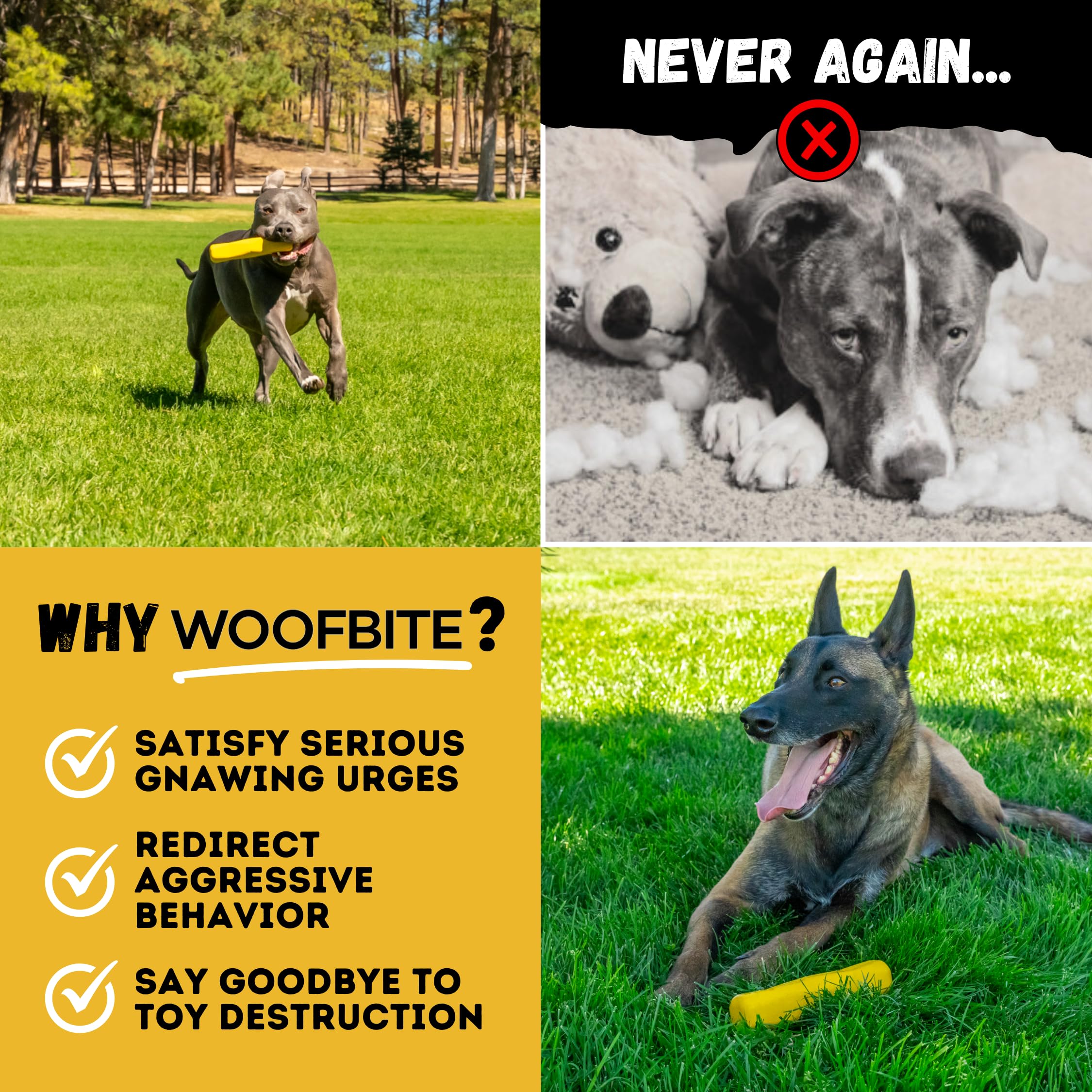 WoofBite: apto para lavavajillas y limpieza fácil