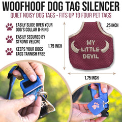 Woofhoof cierre de velcro fuerte para una sujeción rápida y segura.