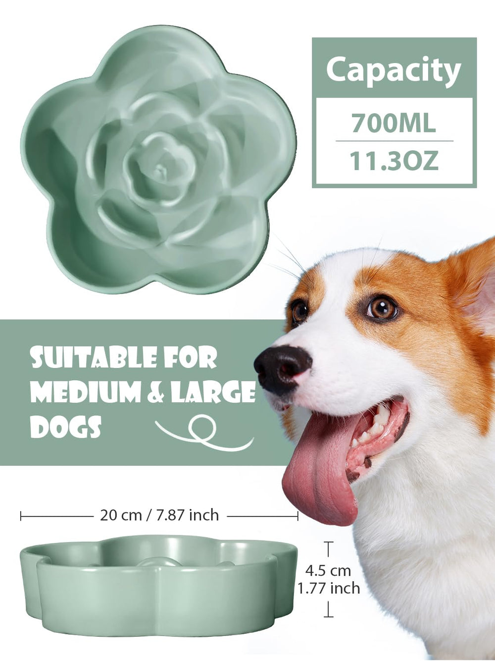 WoofinPets diseño puzzle ciruela, añade interés para la hora de comer.