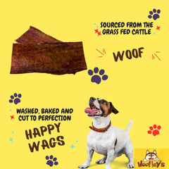 Woofley's Esófago Jerky: ingrediente único, ganado de pastoreo