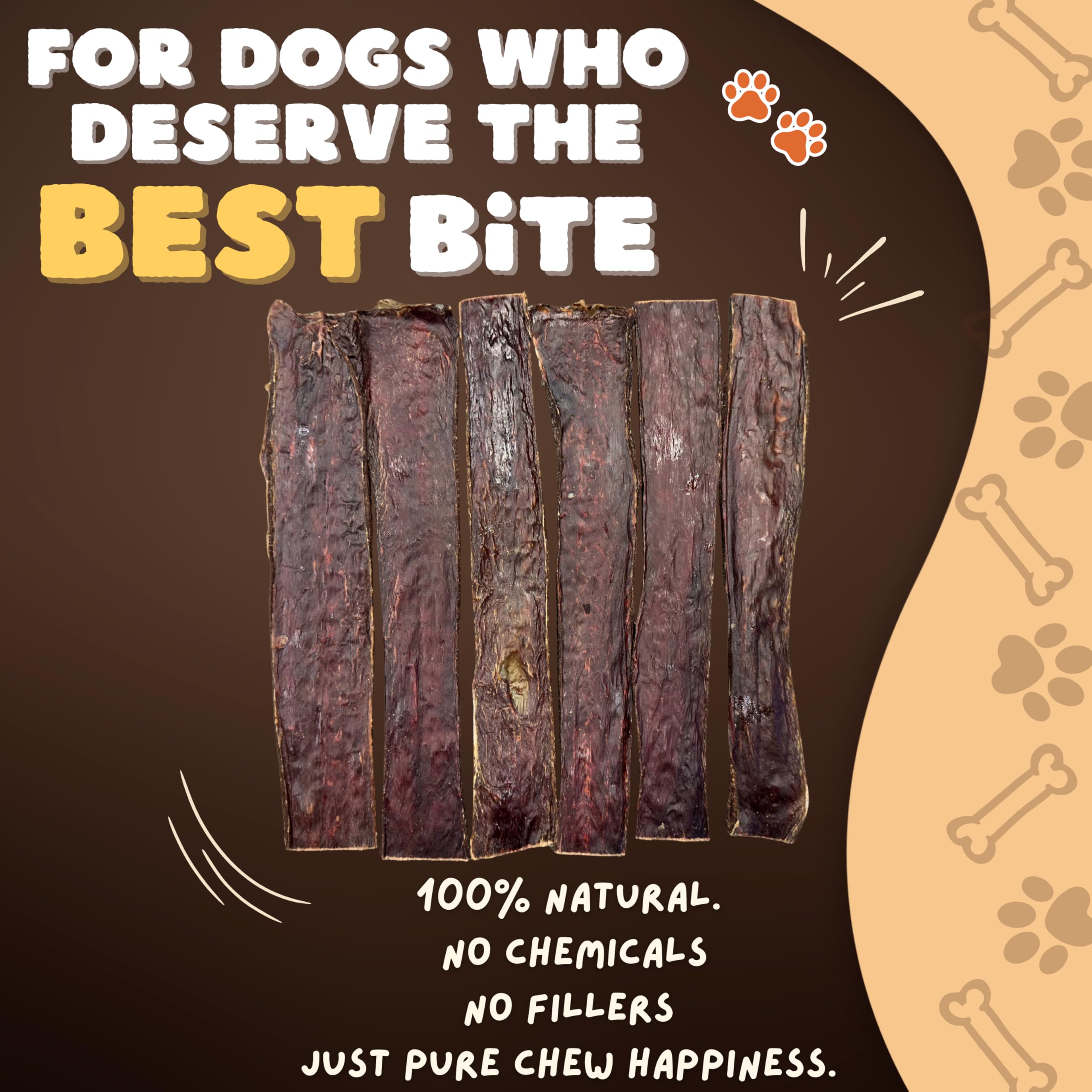 Woofley's palitos de esófago para perros, masticación de larga duración para perros activos.