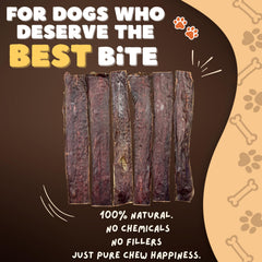 Woofley's palitos de esófago para perros, masticación de larga duración para perros activos.