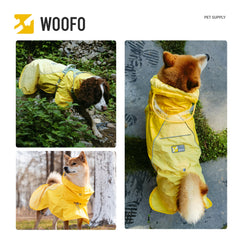 WOOFO poncho con tiras reflectantes mejora visibilidad nocturna