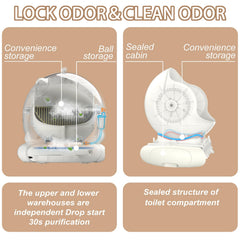 WOOHULOO sistema de doble control de olor mantiene el ambiente fresco en casa