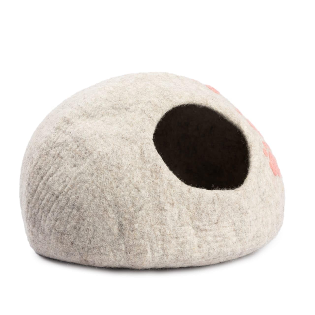 Cama para gatito Woolygon de fieltro premium, superficie suave y duradera.
