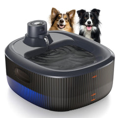 Bebedero inalámbrico WOPET para perros grandes con 6L, ideal para interiores.
