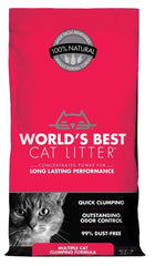 World's Best Cat Litter con control de olores para gatos, uso diario en casa.