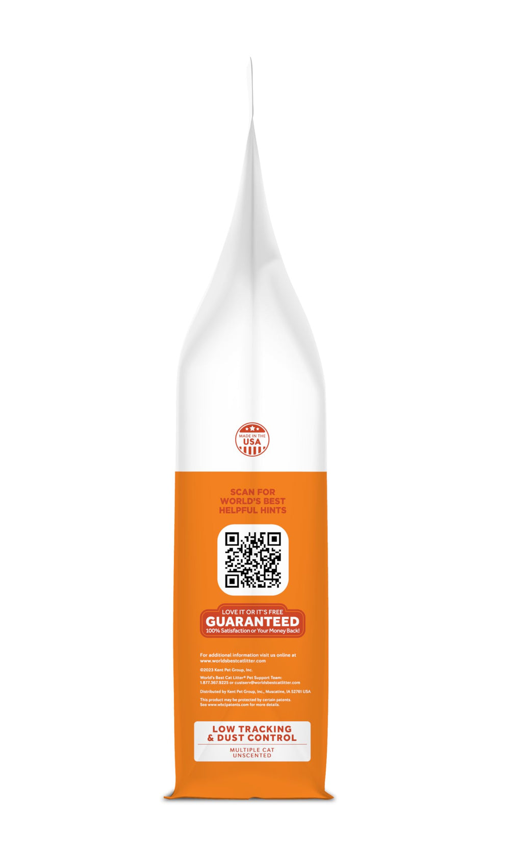 World's Best Cat Litter hecho en EE. UU. con ingredientes naturales.