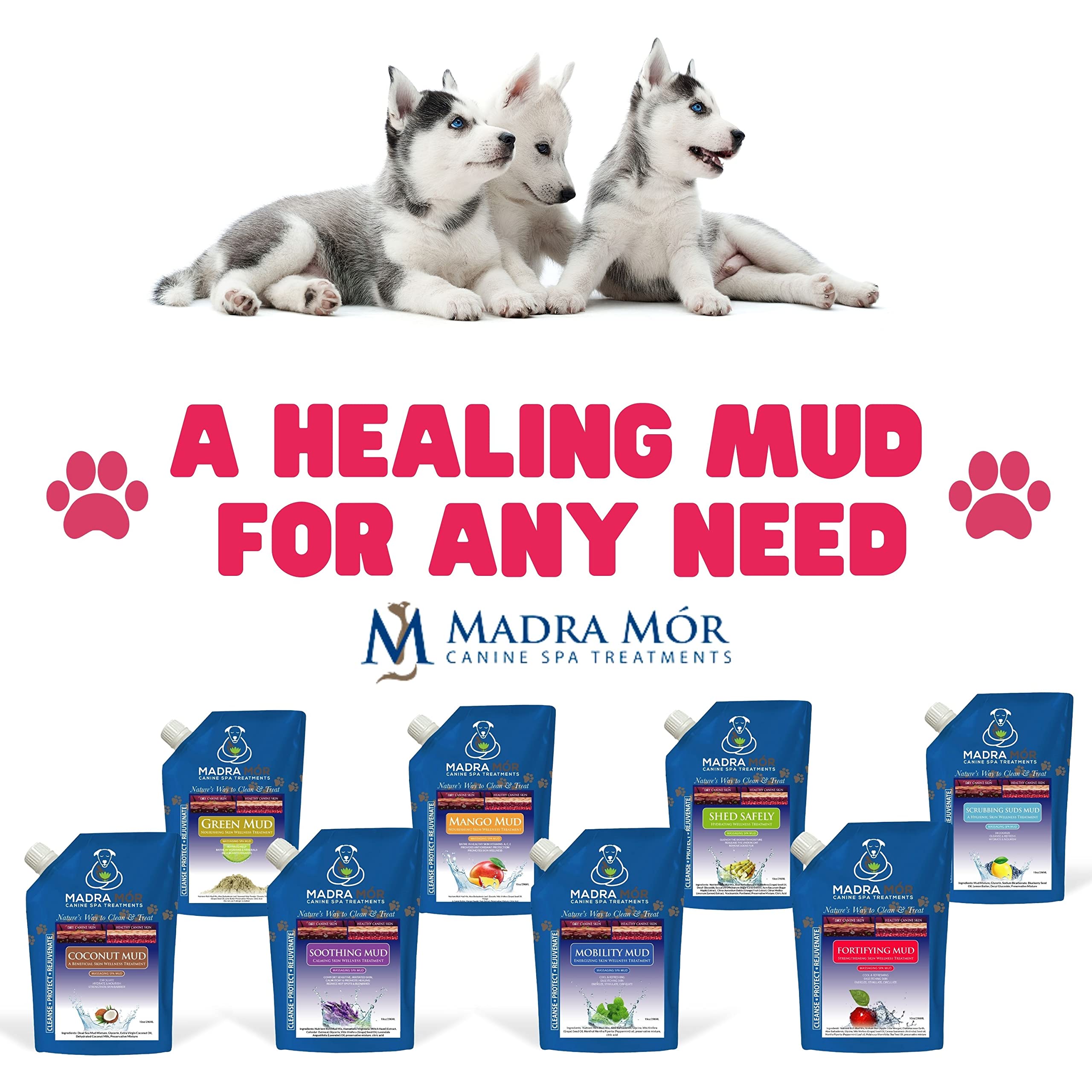 Madra Mor Barro de spa para perros