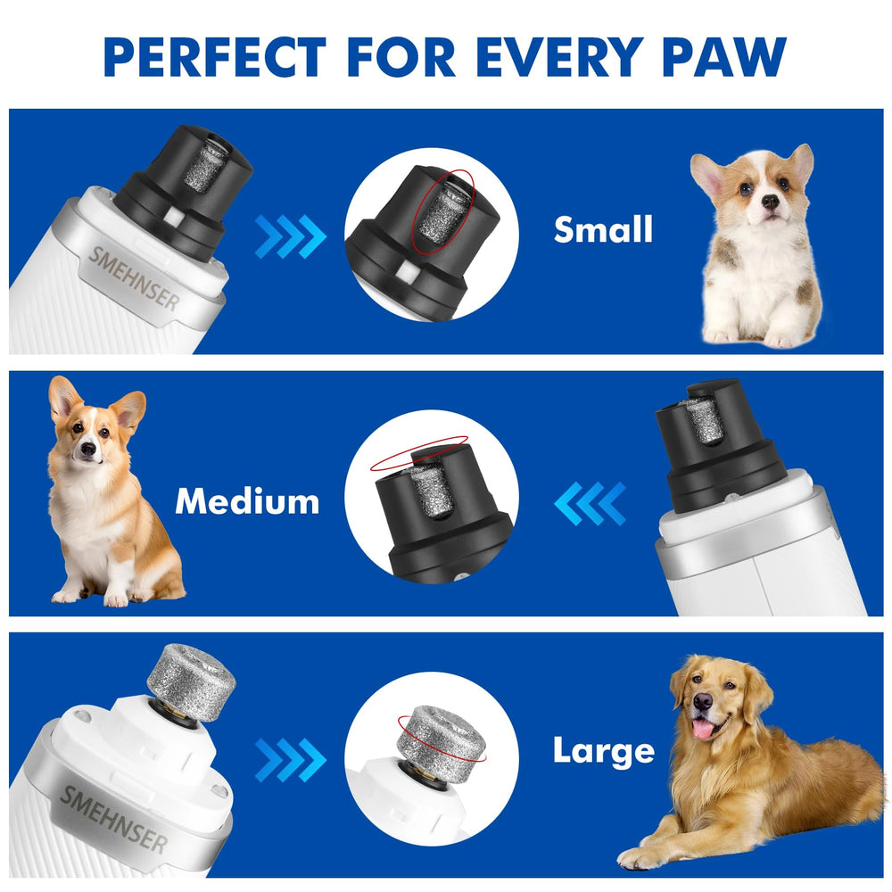 Lima de uñas Wortade para perros grandes con control seguro