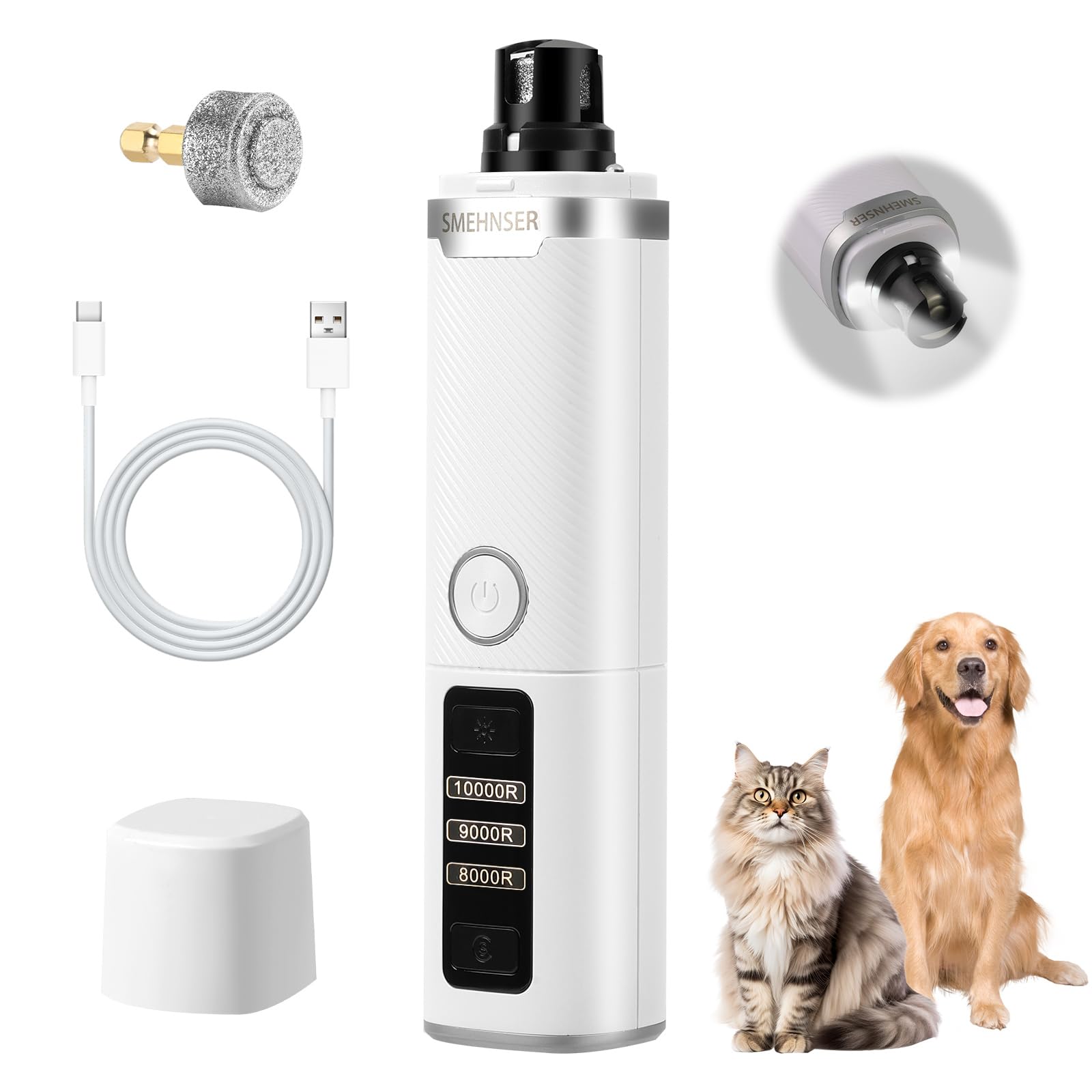 Lima de uñas Wortade para perros pequenos con control suave