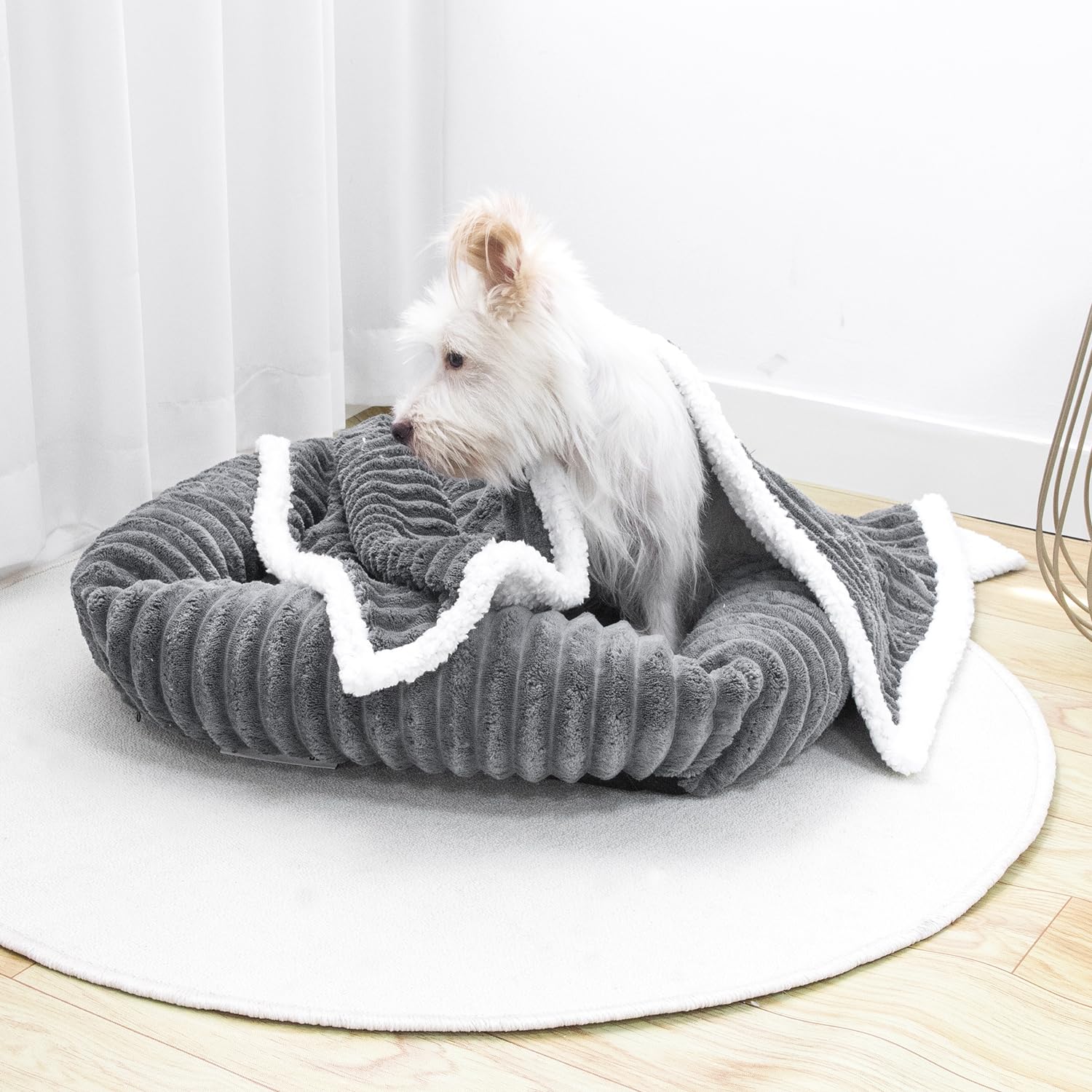Wowohpet manta suave para cama y sofa, ideal para descanso