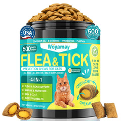 Woyamay 4-en-1 para gatos: envase compacto para uso diario.