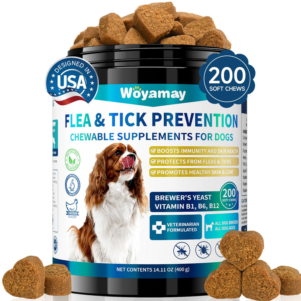 Pastillas masticables de Woyamay en caja para perros, prevención suave
