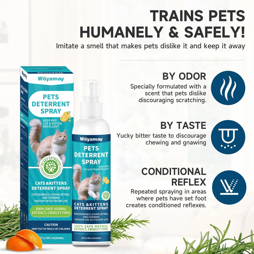 Woyamay Deterrente para Gatos, protección para jardín y macetas.