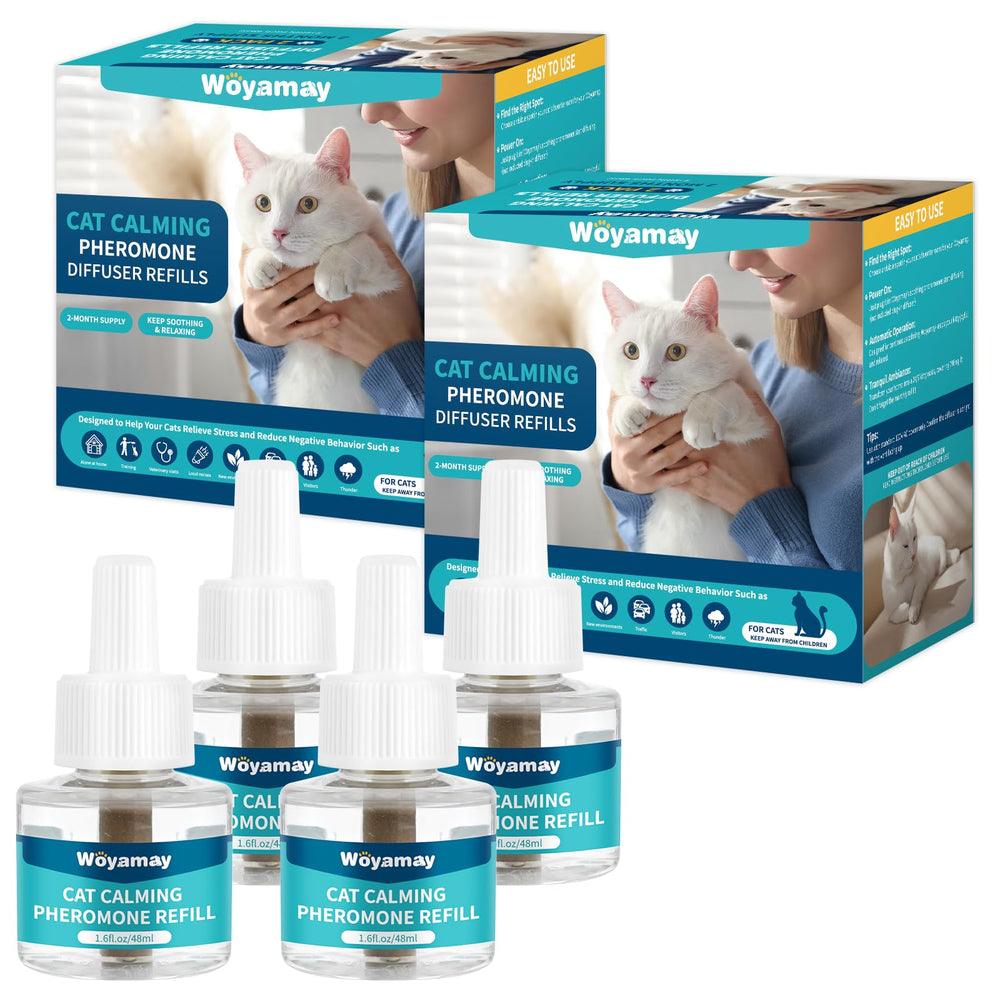 Difusor calmante Woyamay con botella de 48 ml para calmar gatos en casa