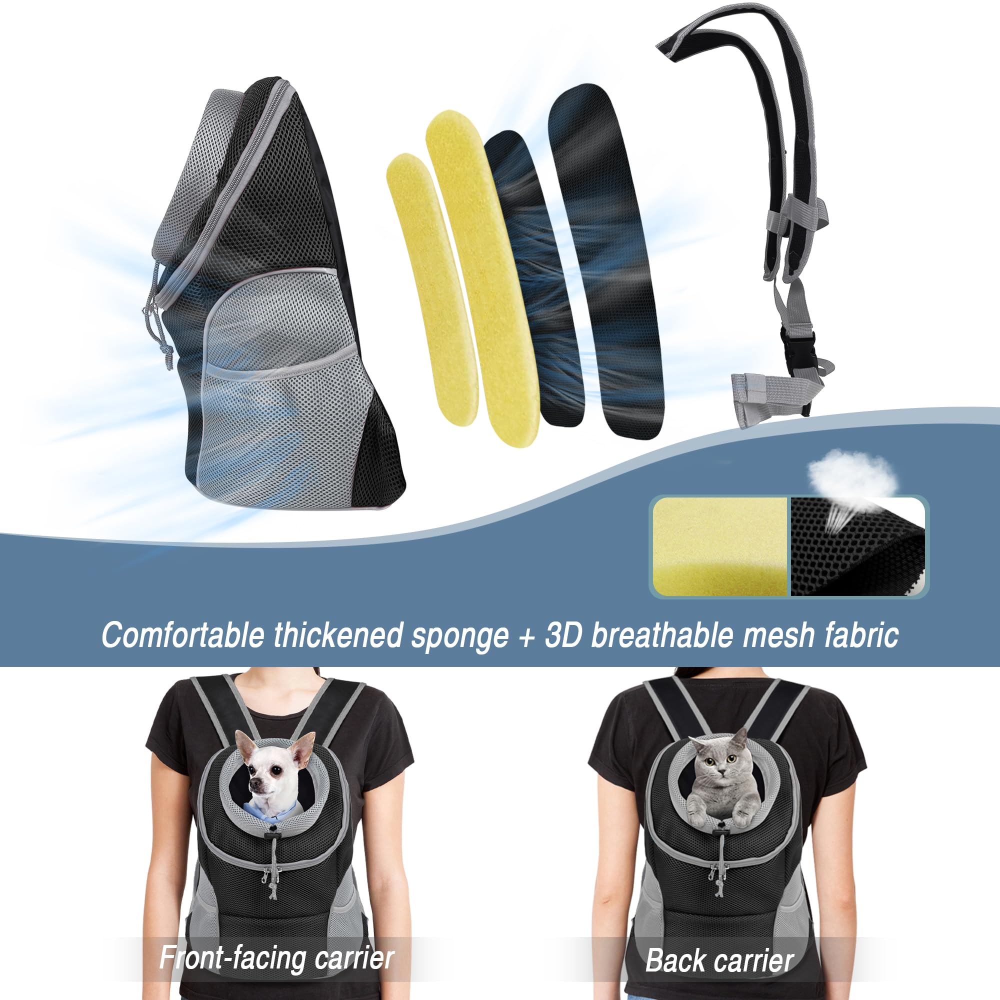 Base removible y lavable WOYYHO para limpieza fácil.