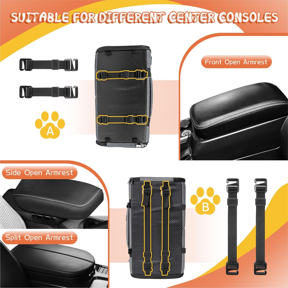 WOYYHO cinturón de seguridad ajustable ofrece sujeción estable para la mascota.