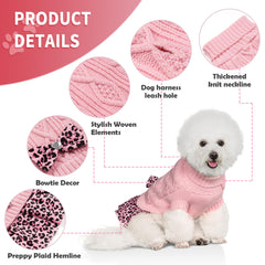 Falda rosa leopardo WOYYHO para paseos