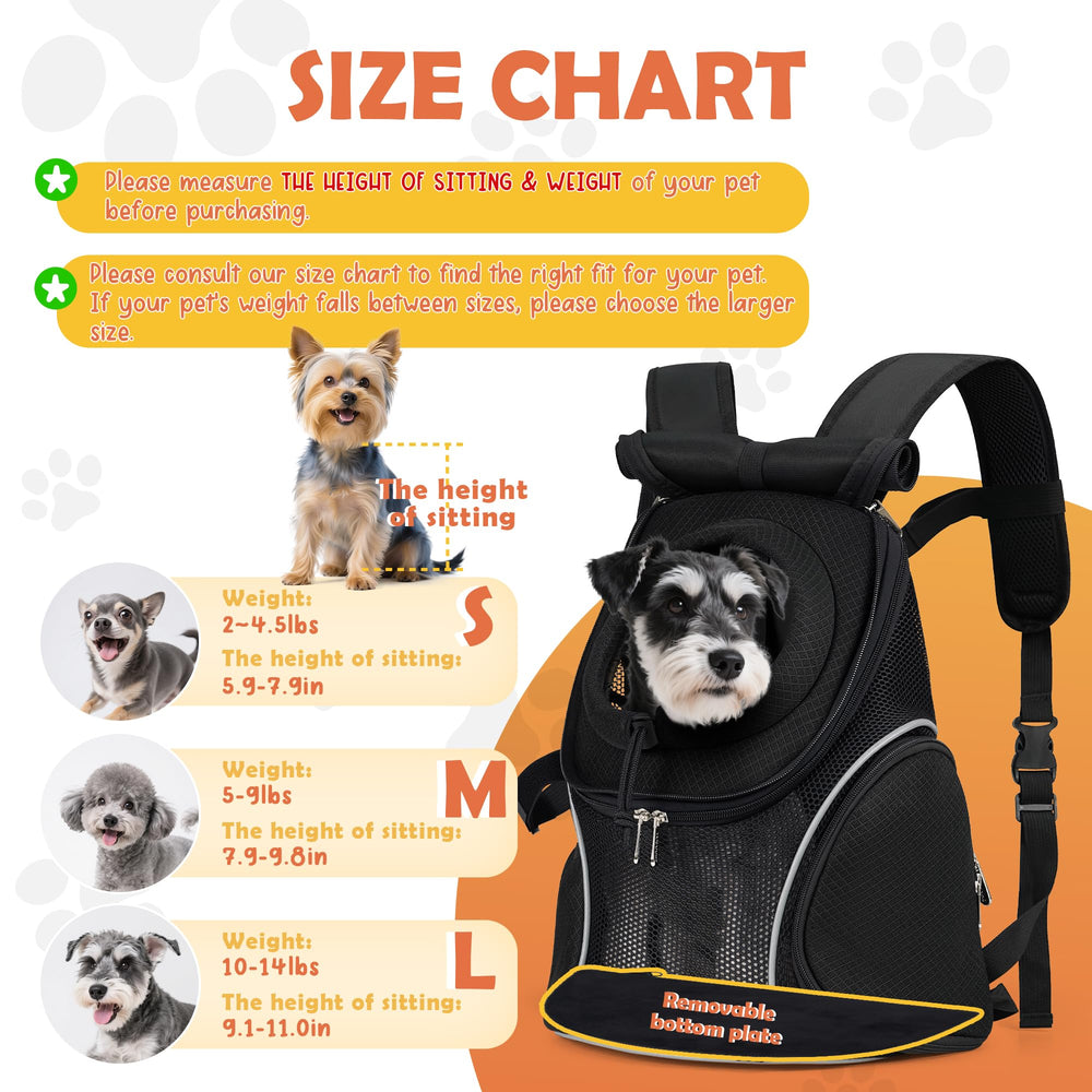Mochila WOYYHO, correa de seguridad ajustable para mayor sujeción del perro.