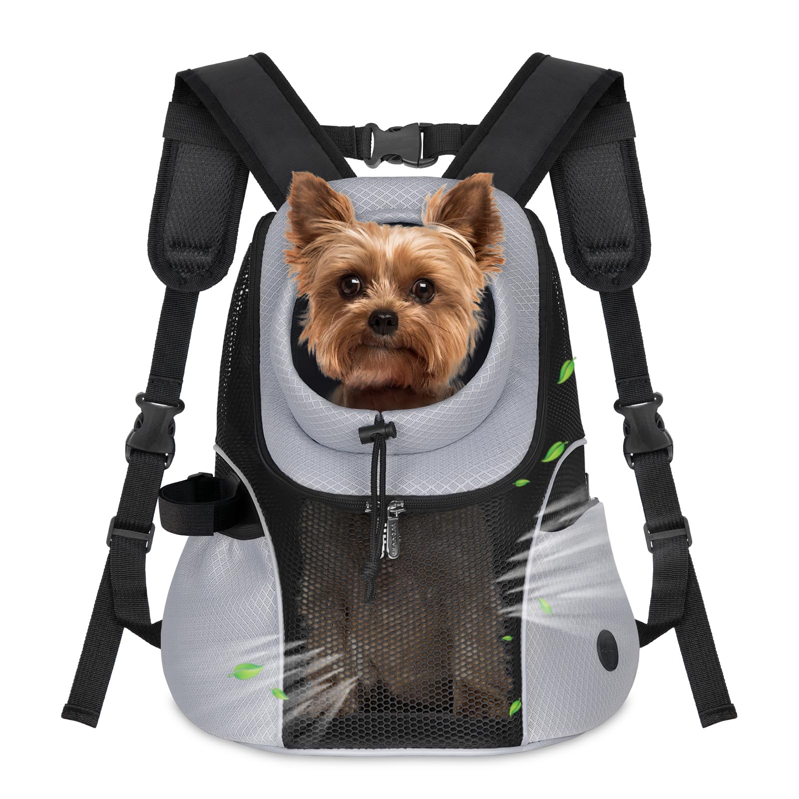 WOYYHO Mochila Portador de Perro con malla frontal para mayor comodidad