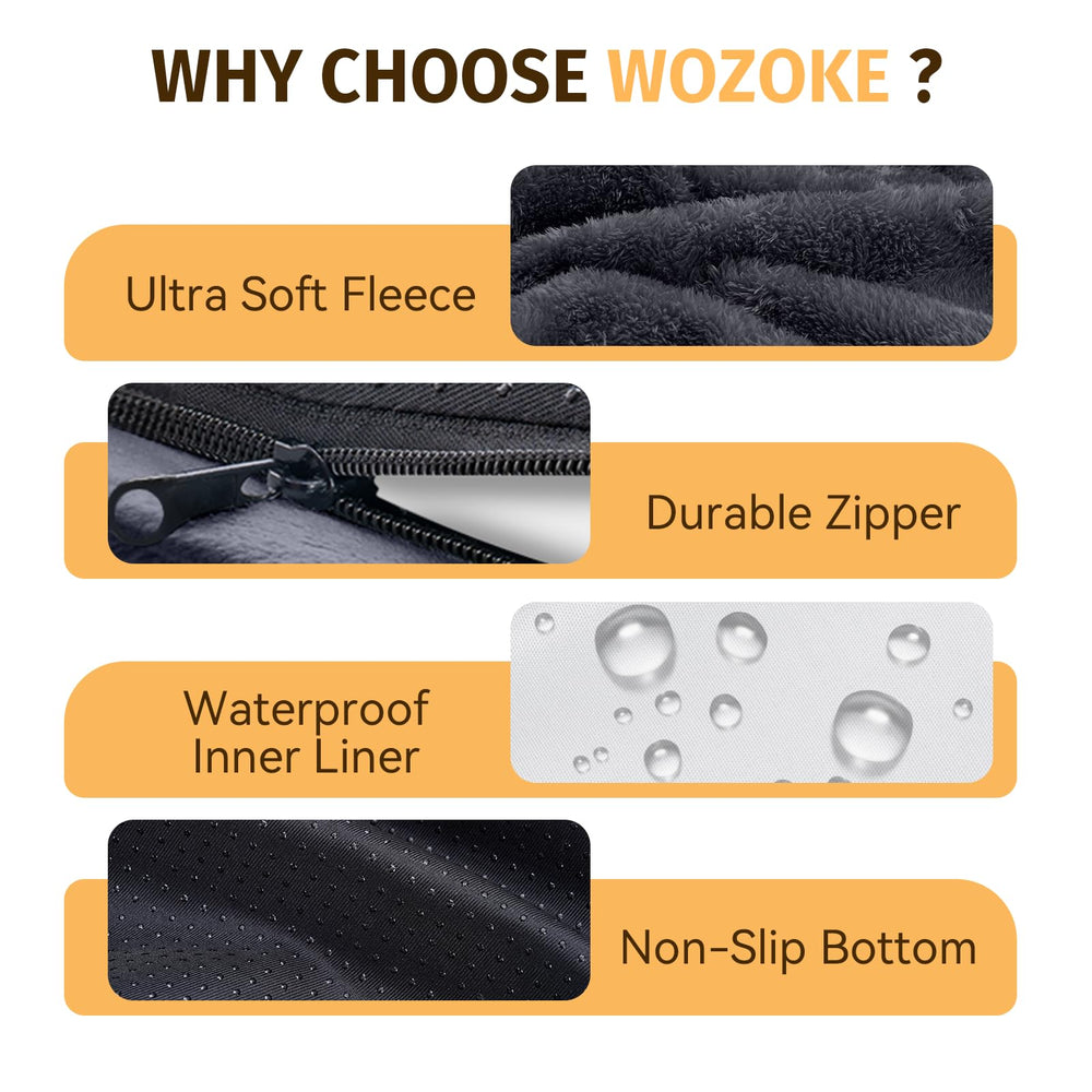 WOZOKE capa impermeable protege la espuma ante accidentes.