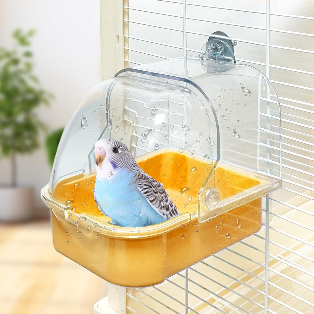 WQY GroceryShop baño para jaula de aves, ideal para uso diario.