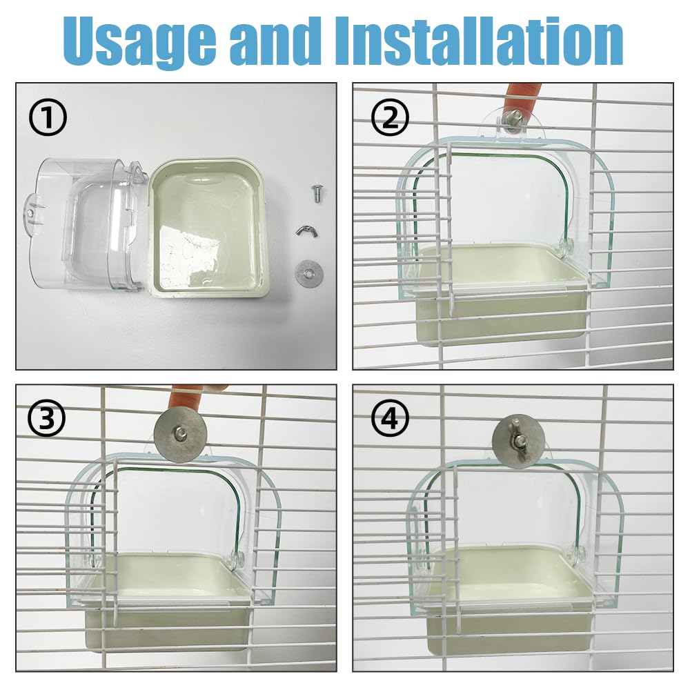 WQY GroceryShop instalación sencilla con tornillos incluidos.