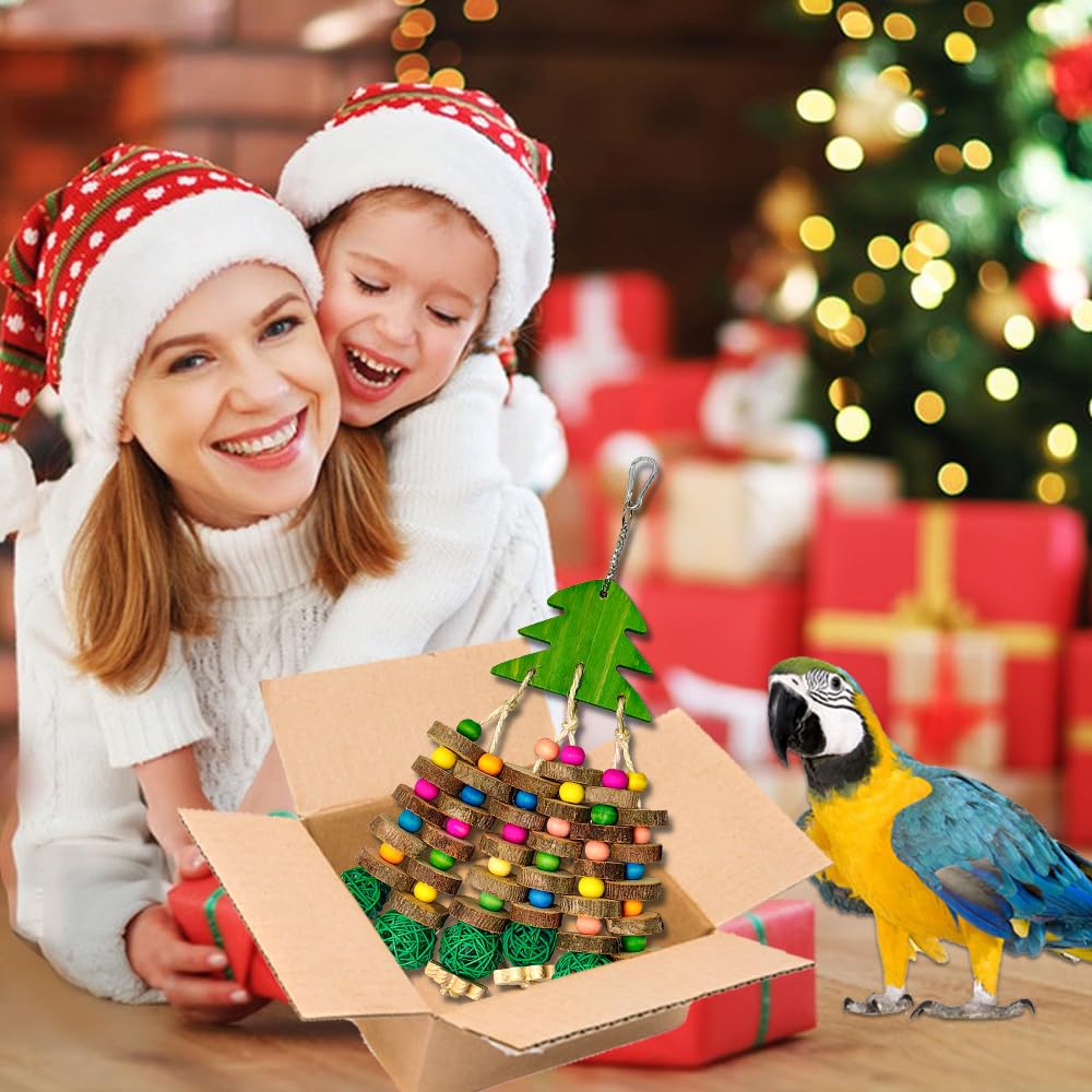 Diseño navideño decorativo de juguete para loro WQY GroceryShop