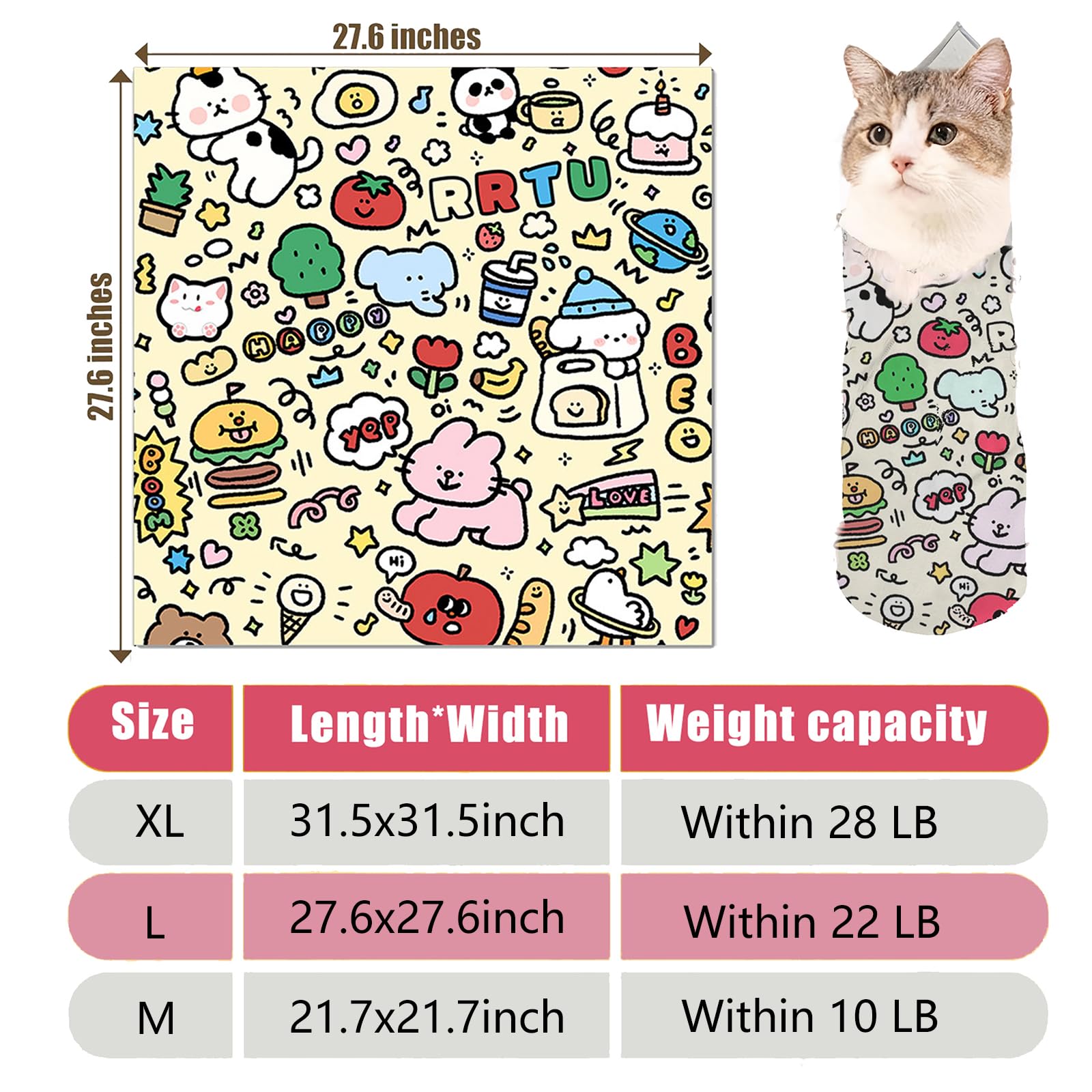 Wrap-gato: permite recortar uñas con seguridad y menos estrés para el felino.