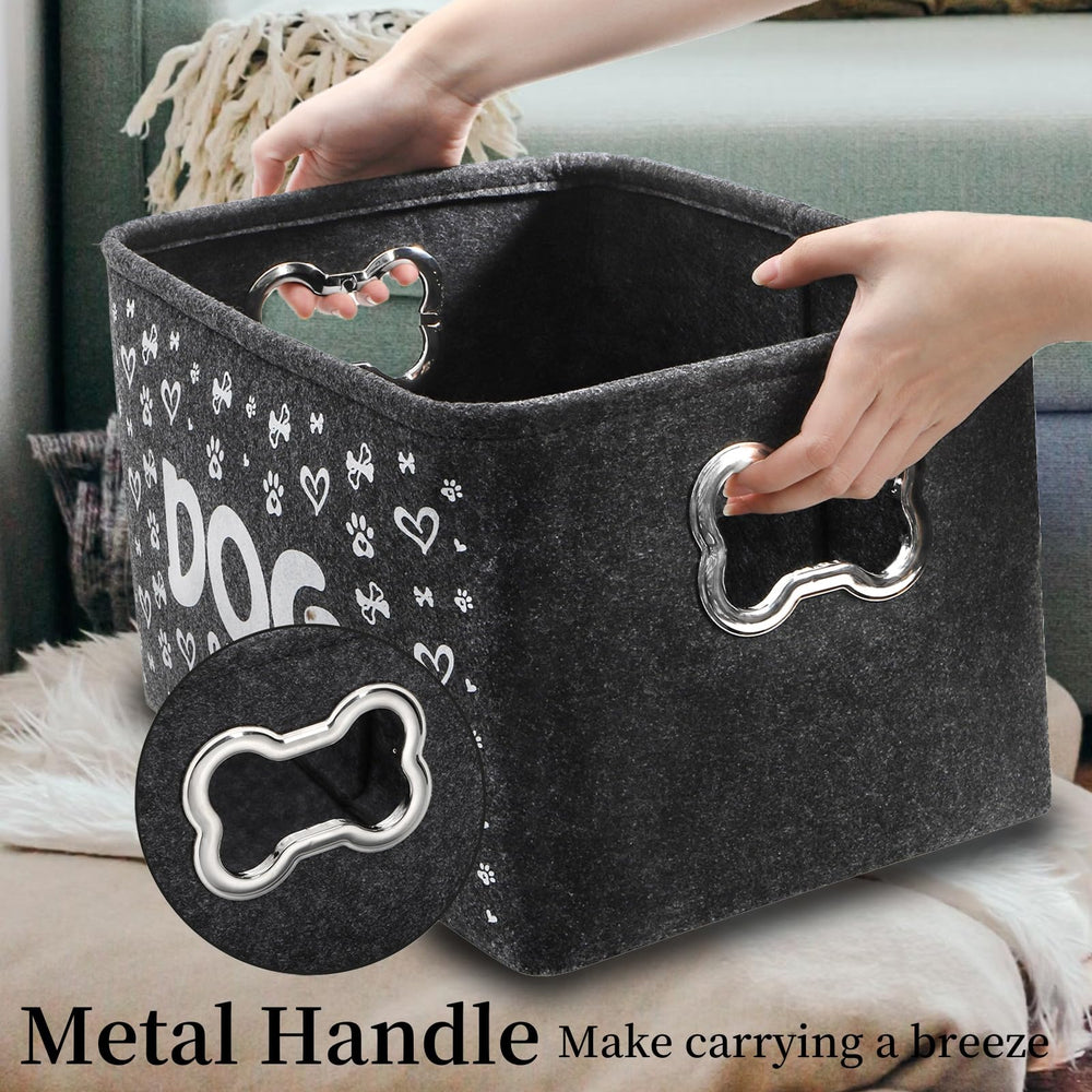 WRINGKIT: cesta con dos manijas de metal, fácil de mover juguetes