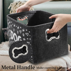 WRINGKIT: cesta con dos manijas de metal, fácil de mover juguetes
