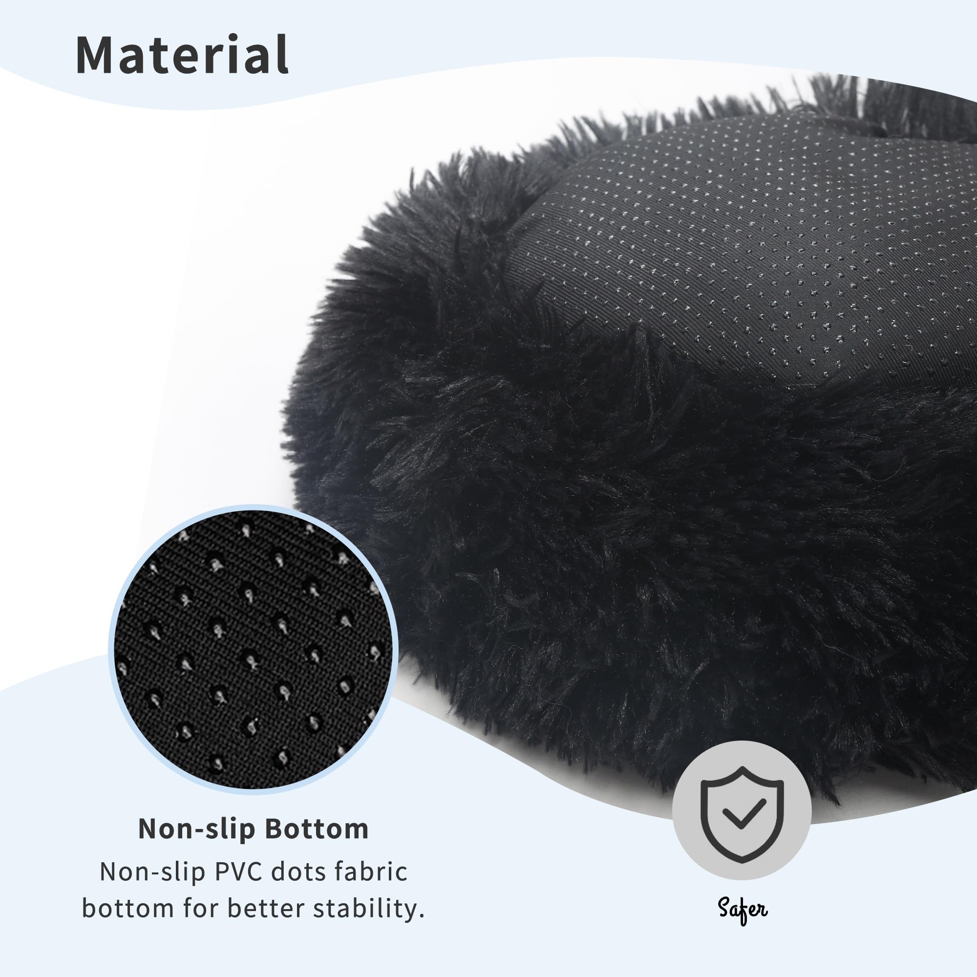 wrkfree cama cueva tejido suave para animales pequeños en 11,8 pulgadas