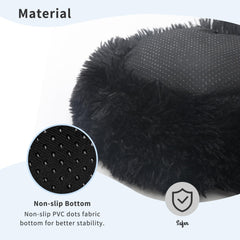 wrkfree cama cueva tejido suave para animales pequeños en 11,8 pulgadas