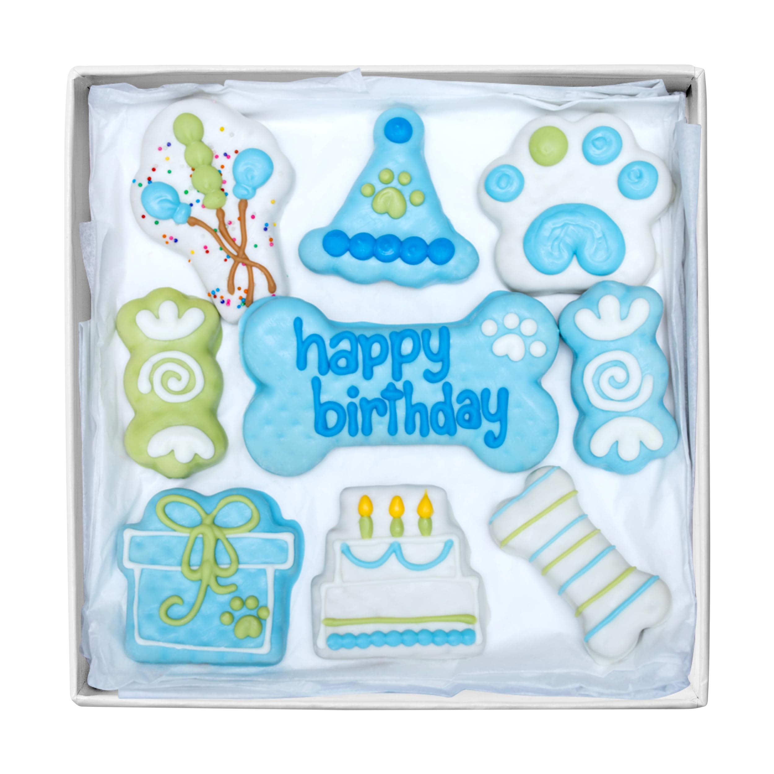 WÜFERS: caja de galletas para perros, ideal para fiestas de cumpleaños.