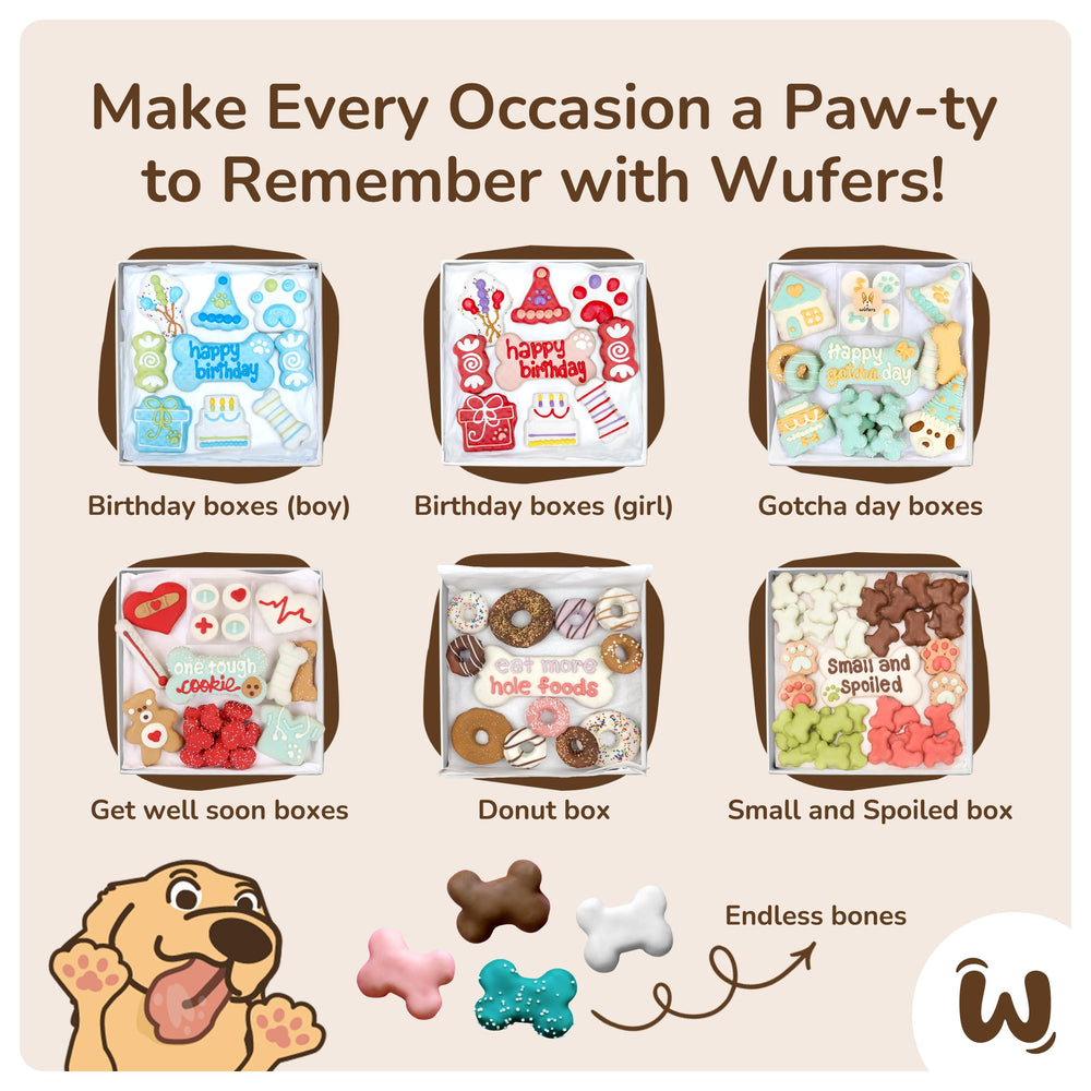 Galletas con sabor manzana canela para perros de WÜFERS.