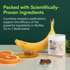 Aceite de salmón Alaska en la fórmula Wuffes 23-en-1 Omega-3