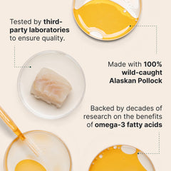 Wuffes Aceite de Pescado Alaska olor natural: aroma suave para uso diario.