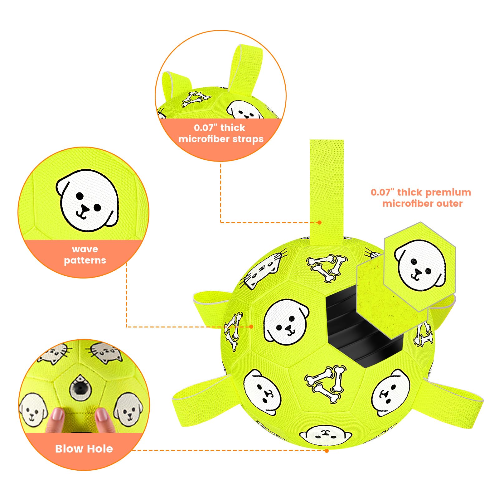 Bola WYNTRIUM para juego en interior y exterior.